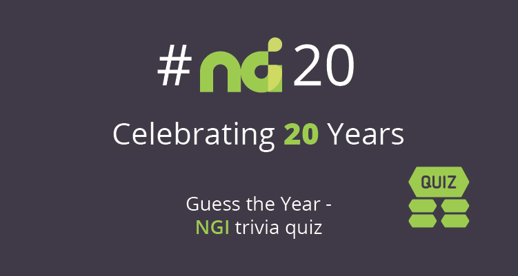 Guess the year - NGI trivia quiz