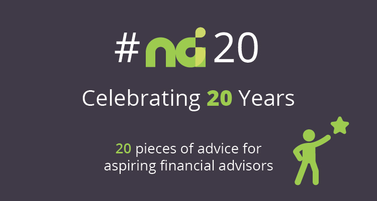 20 pieces of advice for aspiring financial advisors