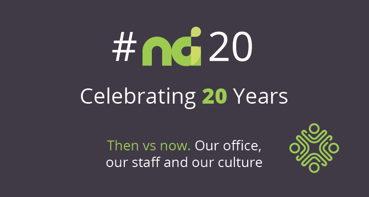 Then vs now. Our office, our staff and our culture